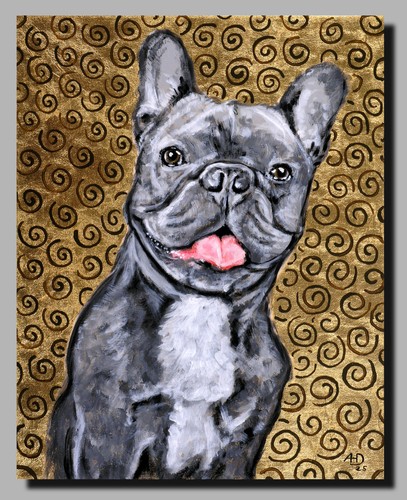Quadro originale con foglia - con,