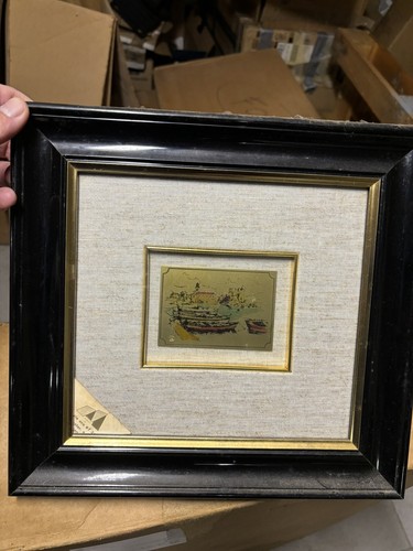 Quadro foglia oro - quadro, 24k