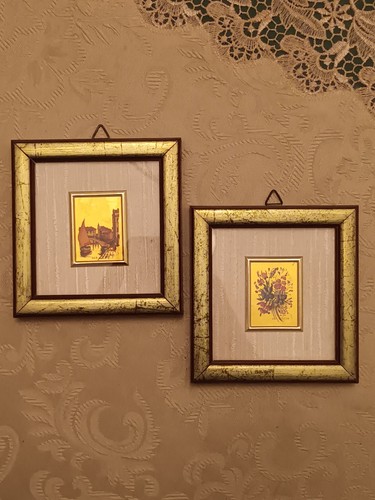 Coppia quadretti foglia - coppia,