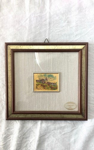 Quadretto vintage foglia - quadretto,